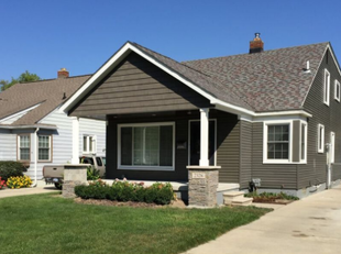 Exterior Painted house in Gray